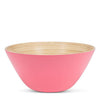 Abbott - Large Deep Bamboo Bowl-12"D: Pink by Abbott
