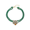 Eye Candy Los Angeles - Green Tiger Eye Statement Necklace by Eye Candy Los Angeles