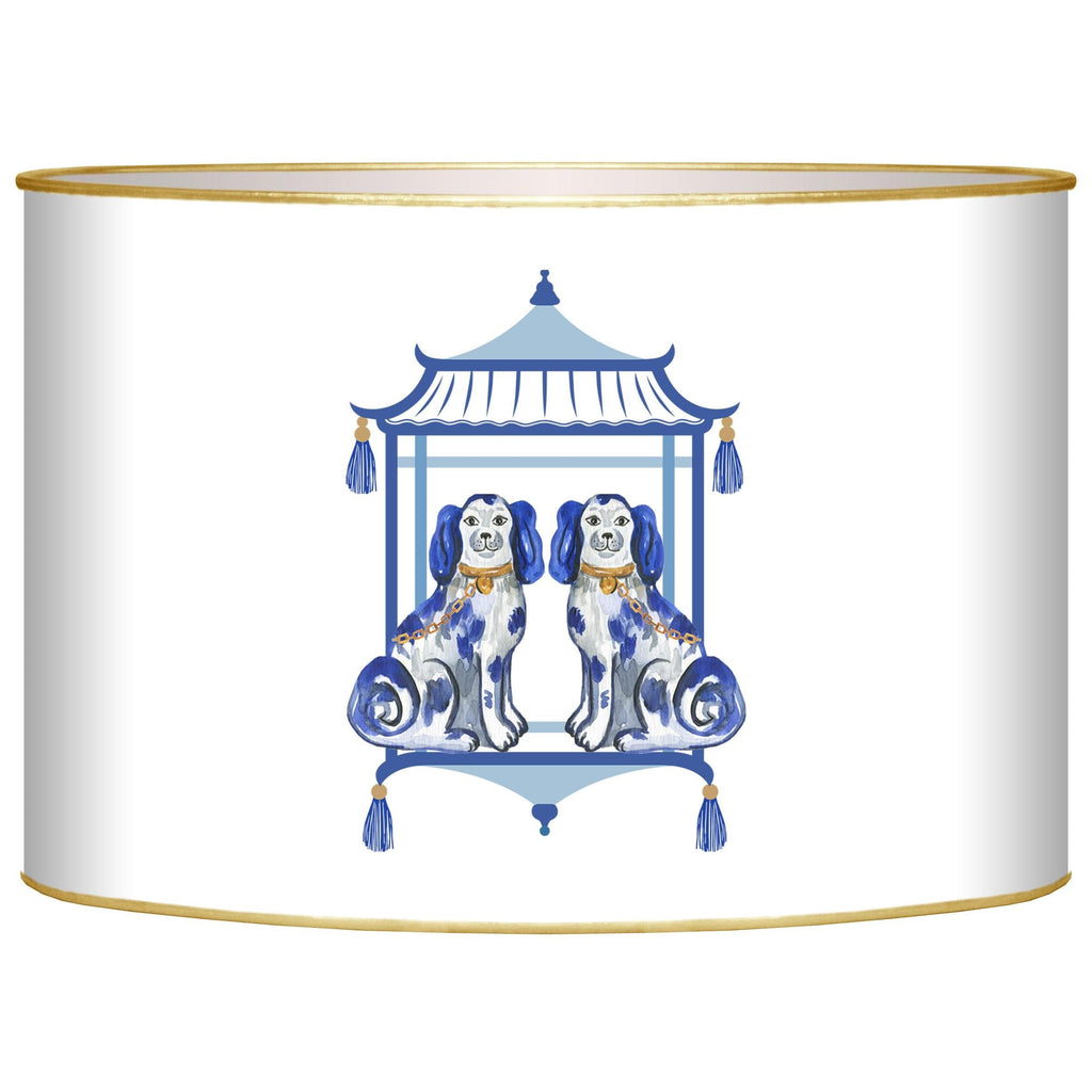 Marye-Kelley - Staffordshire Dogs Letter Box Desk Organizer (Medium) by Marye-Kelley