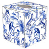 Marye-Kelley - Chic Monkey Blue & White Tissue Box Cover by Marye-Kelley