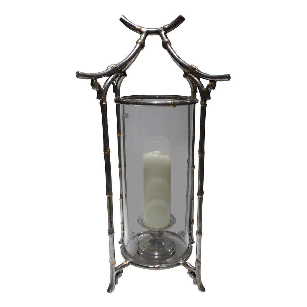 Pewter Pagoda Hurricane by Dessau Home