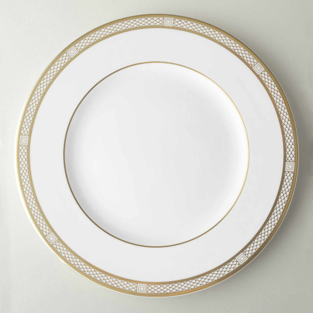 Set of (4) Hawthorne Gilt - Gold Simplified Dinner Plates by Caskata