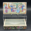 19th C. Chinese Export Canton Famille Rose Mandarin Box and Cover, ~8"L (Lot 374) by Room Tonic