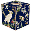 Marye-Kelley - TB6889 - Birds in Bloom Navy Tissue Box Cover: Paper Mache by Marye-Kelley