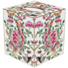 Marye-Kelley - TB6824-Rose Medallion Roses with Bird Tissue Box Cover: Paper Mache by Marye-Kelley