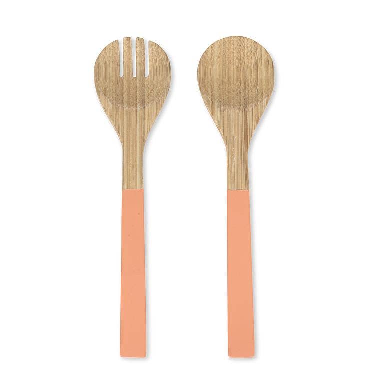 Abbott - Bamboo Salad Servers-Melon-12"L by Abbott