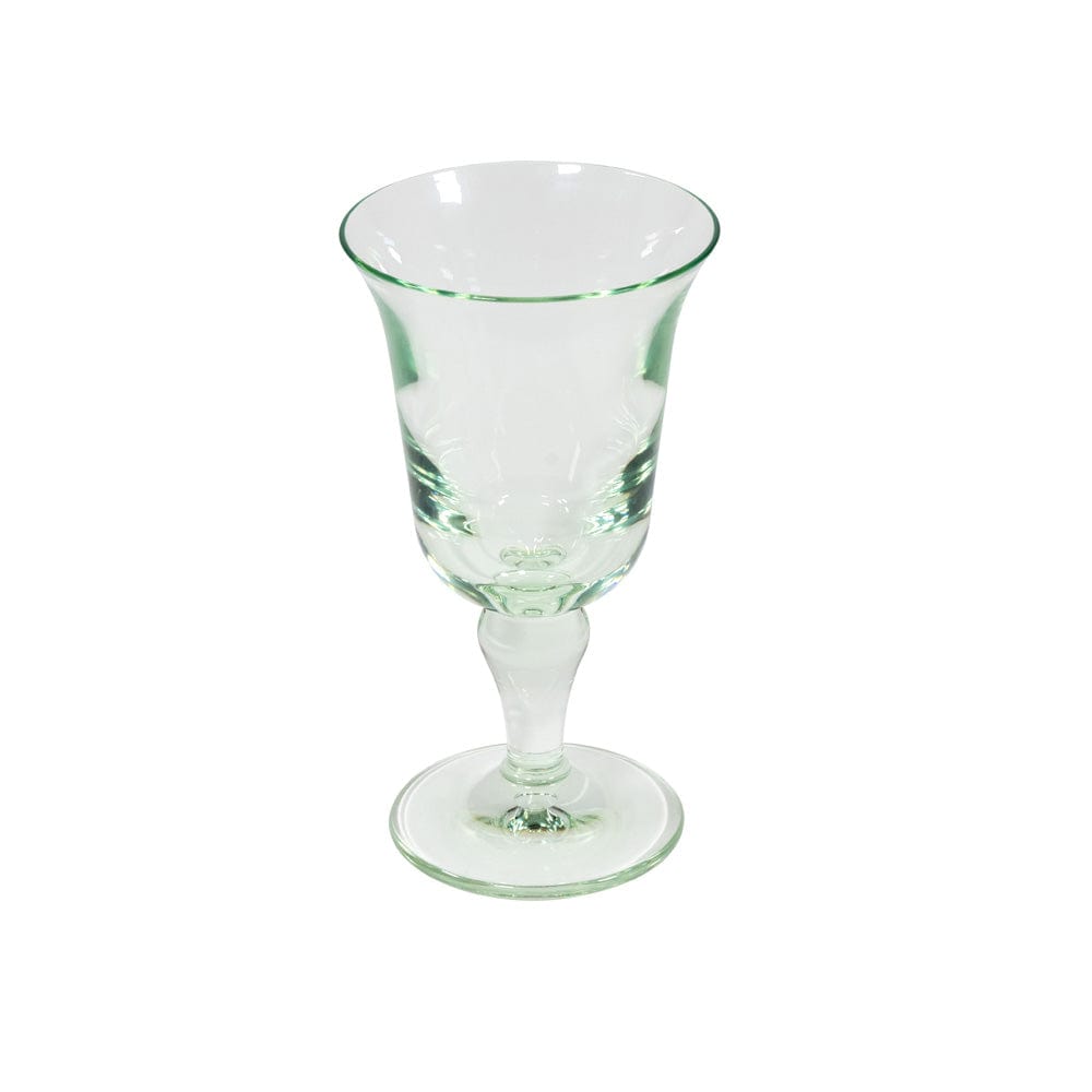 Acrylic Flared Water Glass in Opaque Celadon by Caspari