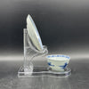Antique 18th C. Chinese Export 'Nanking Cargo' Blue and White Tea Bowl & Saucer, c. 1750 by Room Tonic