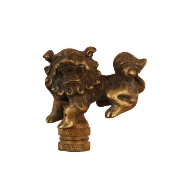 Brass Lion Finial with Bronze Finish by East Enterprises