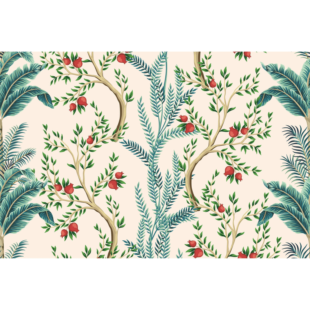 Casa Courant - Everyday paper placemats- Pomegranate parade by Casa Courant