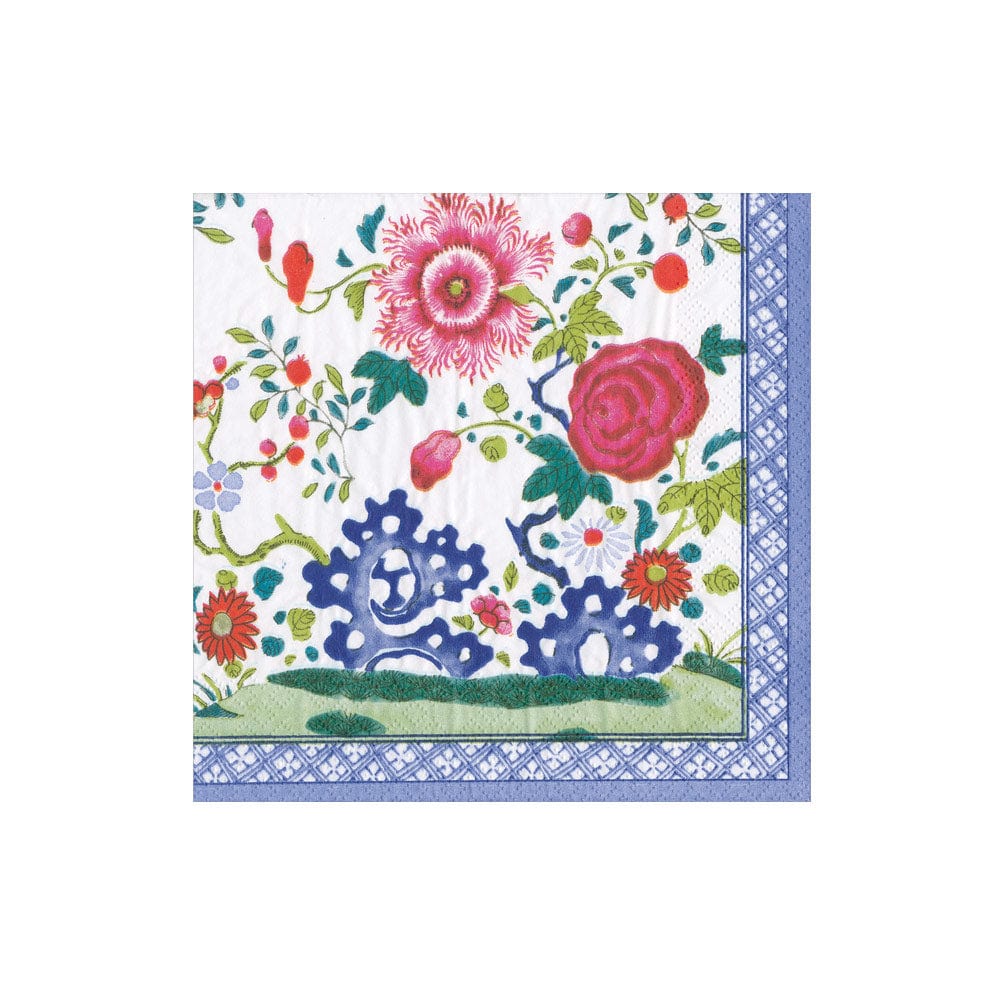Chinese Export Famille Rose Cocktail Napkins - 20 Per Pack by Caspari