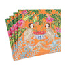 Chinoiserie Monkeys Cocktail Napkins - 20 Per Pack by Caspari