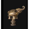Elephant Lamp Finial with Antique Brass Finish by B&P Lamp Supply