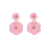 Eye Candy Los Angeles - Pink Pastel Floral Earrings by Eye Candy Los Angeles