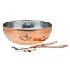 Godinger - Hammered Copper Bowl with Servers by Godinger