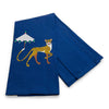 Kitchen Towel - Cheetah with Parasol by Vibrantly Blue