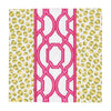Knots and Spots Pink & Green Cocktail Napkins - 20 Per Pack by Caspari