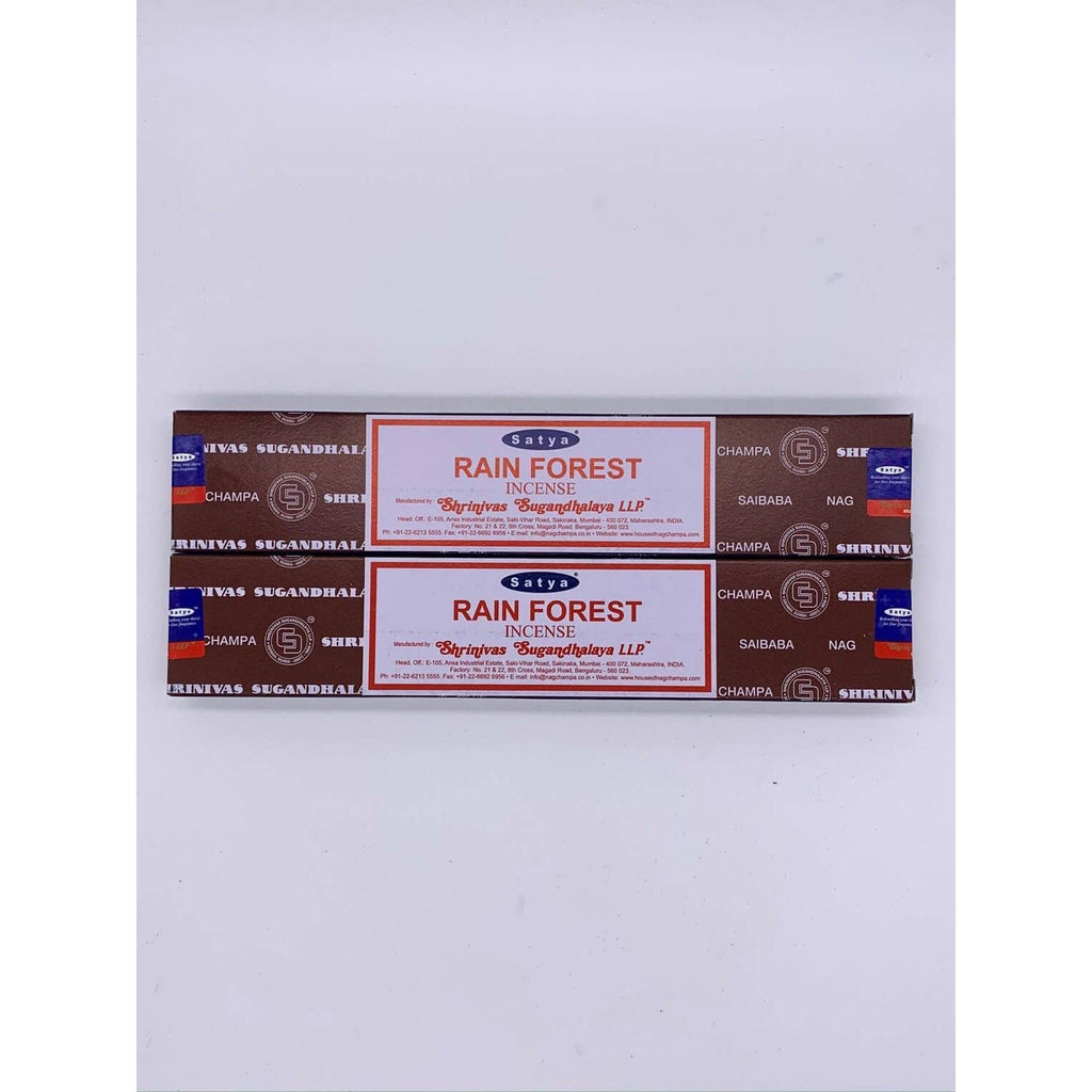 Magnifique Hearts - Satya Nag Champa - Rain Forest Incense Sticks (15 Gram Box) by Magnifique Hearts