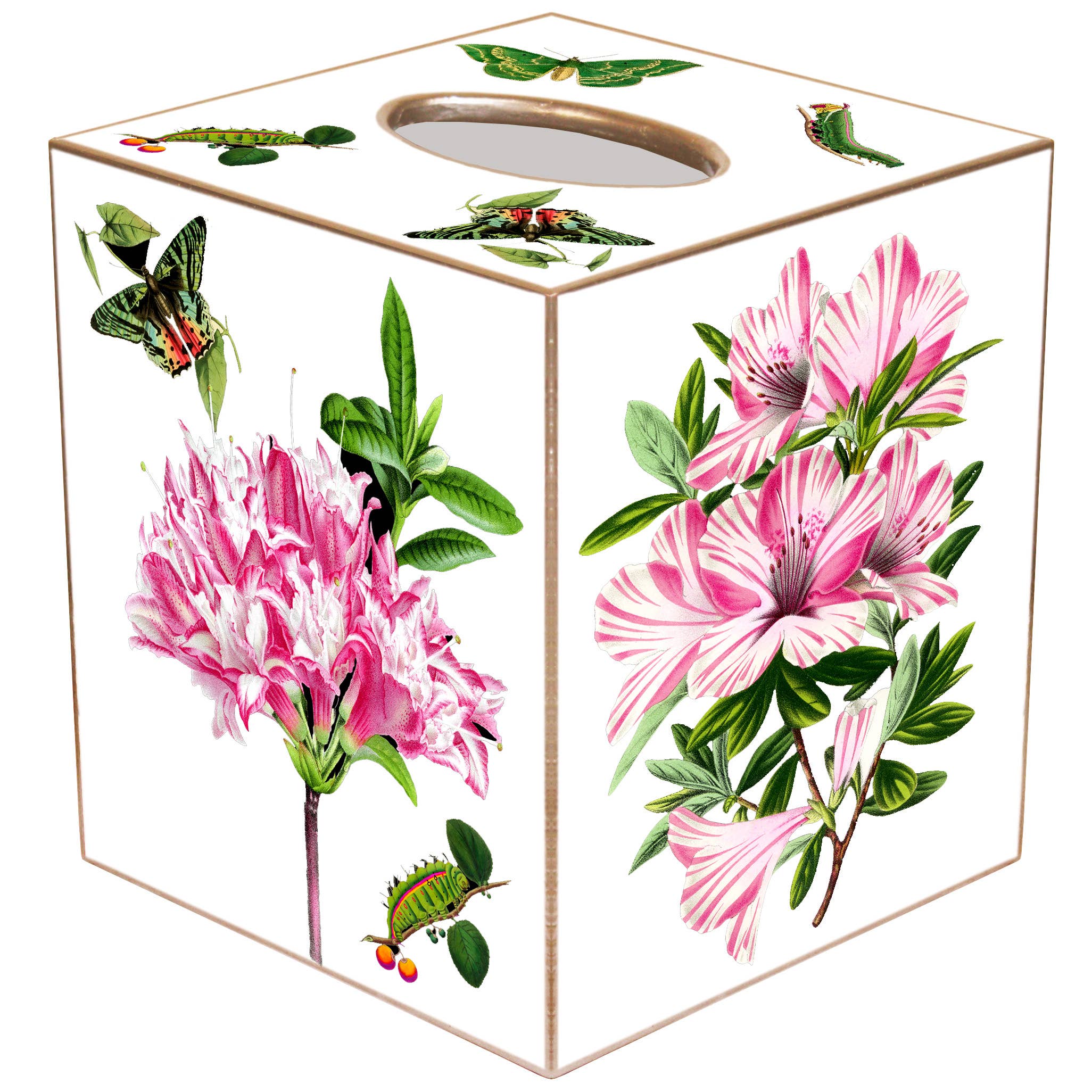 Marye-Kelley - Azaleas on White Tissue Box Cover