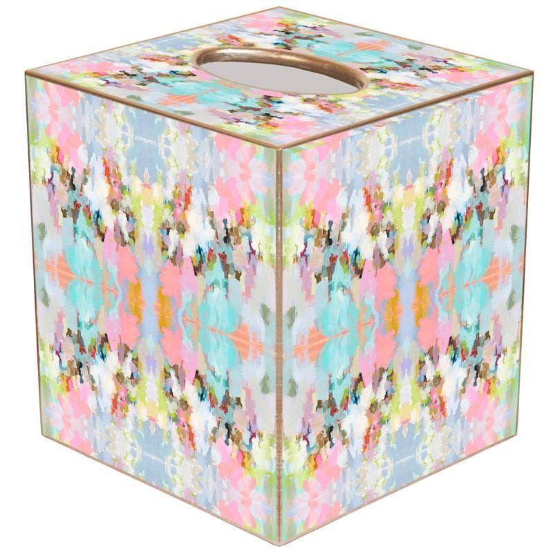 Marye-Kelley - Brooks Avenue Tissue Box Cover: Paper Mache by Marye-Kelley