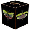 Marye-Kelley - Dragonflies on Black Tissue Box Cover by Marye-Kelley