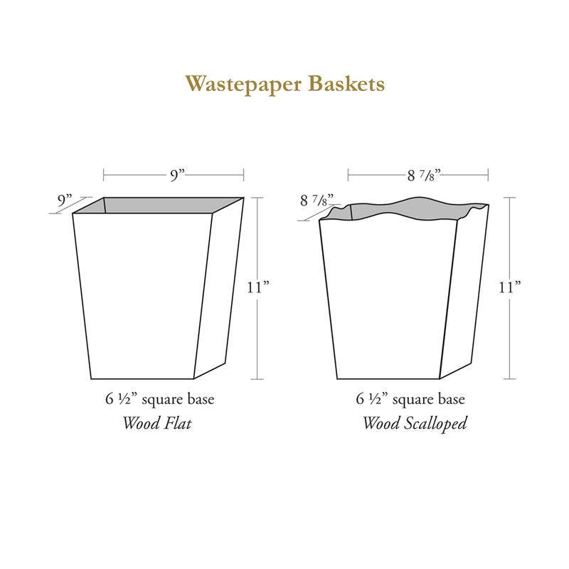 Marye-Kelley - Pale Hydrangea Wastepaper Basket by Marye-Kelley
