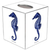 Marye-Kelley - Sea Horse Tissue Box Cover: Paper Mache by Marye-Kelley