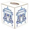 Marye-Kelley - TB6626- Staffordshire Chic Blue Tissue Box Cover by Marye-Kelley