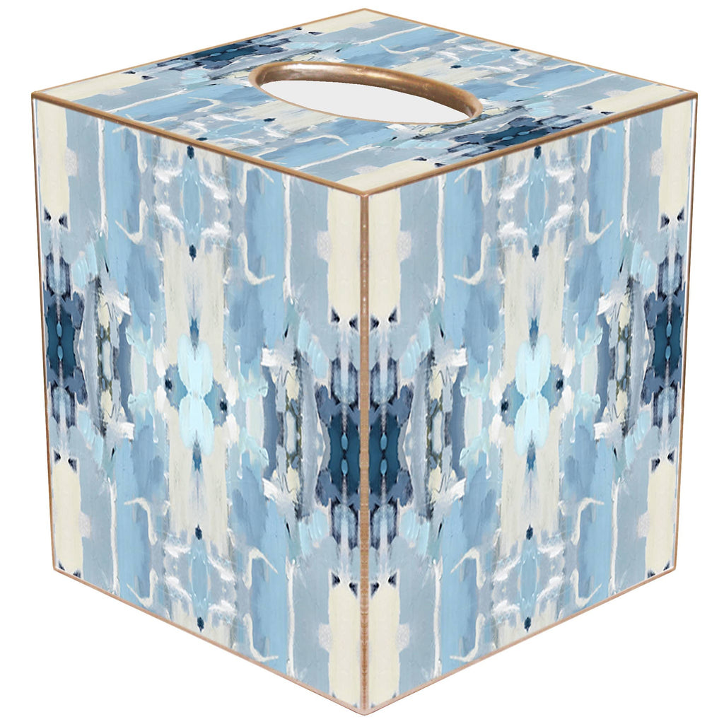 Marye-Kelley - TB7836- Ocean Breeze Laura Park Tissue Box: Paper Mache by Marye-Kelley