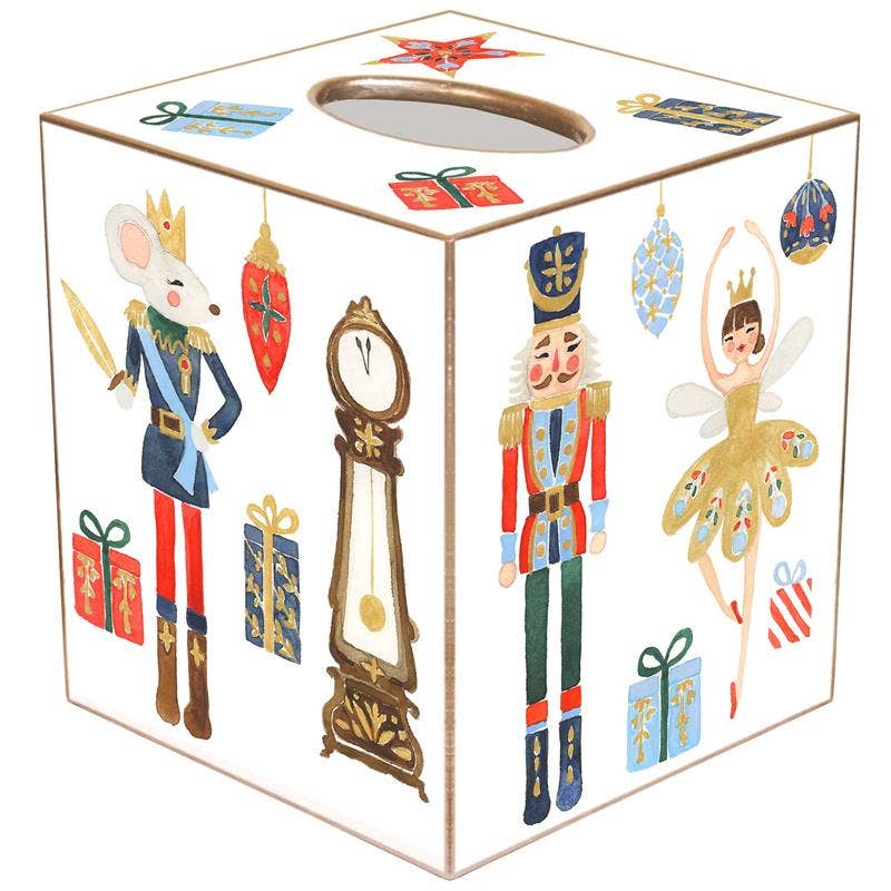Nutcracker Suite Tissue Box Cover by Marye-Kelley