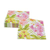 Orchid Conservatory Cocktail Napkins - 20 Per Pack by Caspari