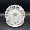 Pair of 'Catherine the Great' Armorial Reticulated Plates, ca. 1785, 7.5" DIA by Room Tonic