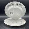 Pair of 'Catherine the Great' Armorial Reticulated Plates, ca. 1785, 7.5" DIA by Room Tonic