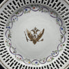 Pair of 'Catherine the Great' Armorial Reticulated Plates, ca. 1785, 7.5" DIA by Room Tonic