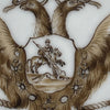 Pair of 'Catherine the Great' Armorial Reticulated Plates, ca. 1785, 7.5" DIA by Room Tonic