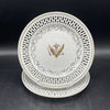 Pair of 'Catherine the Great' Armorial Reticulated Plates, ca. 1785, 7.5" DIA by Room Tonic