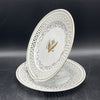 Pair of 'Catherine the Great' Armorial Reticulated Plates, ca. 1785, 7.5" DIA by Room Tonic