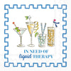 Paper Cocktail Napkin Pack of 20 Rosanne Beck Liquid Therapy by Boston International