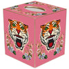 Pink Tiger Tissue Box Cover by Marye-Kelley
