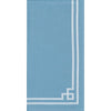 River Gauche Cotton Tea Towel in Aqua by Caspari