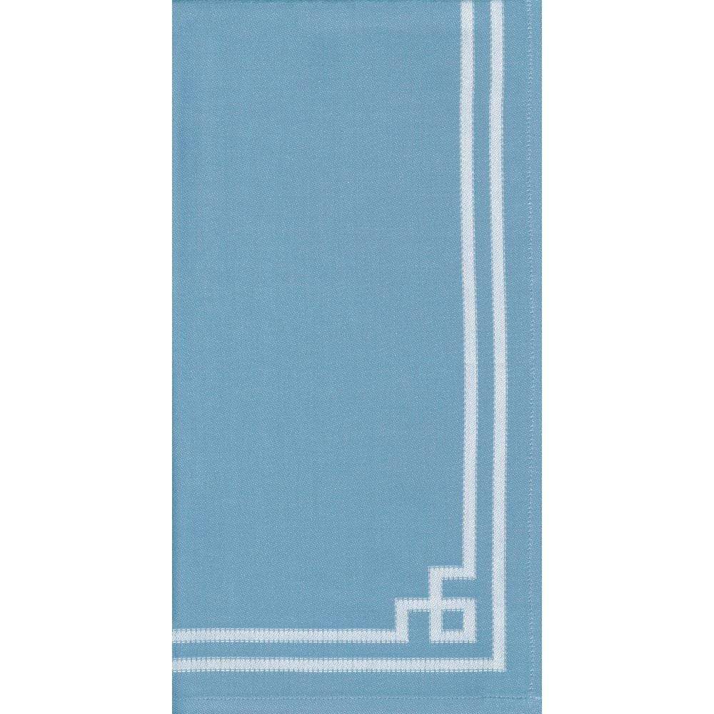 River Gauche Cotton Tea Towel in Aqua by Caspari