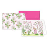 RosanneBeck Collections - Handpainted Pink Enchanted Garden Stationery Notes by RosanneBeck Collections