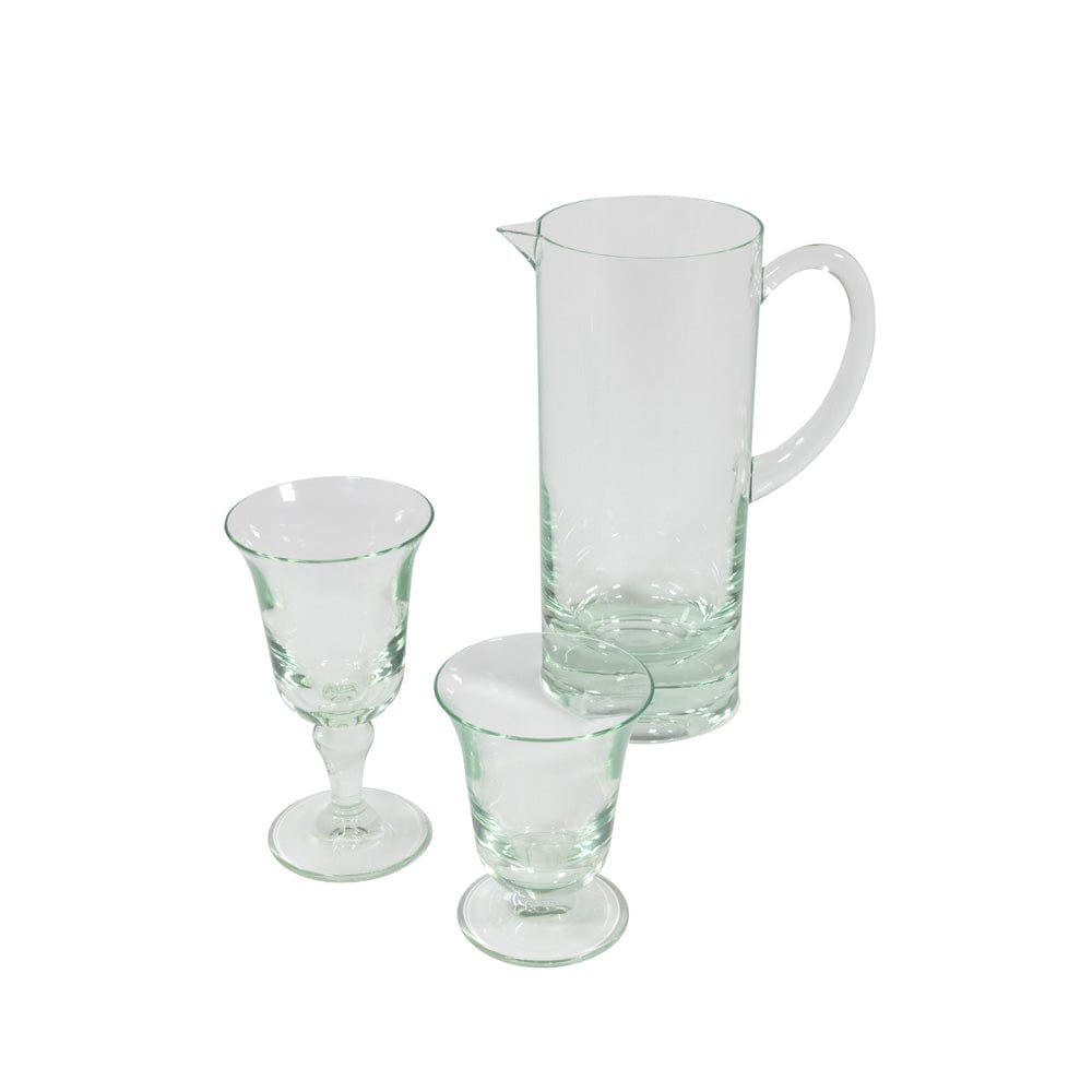 Tall Acrylic Pitcher in Opaque Celadon by Caspari