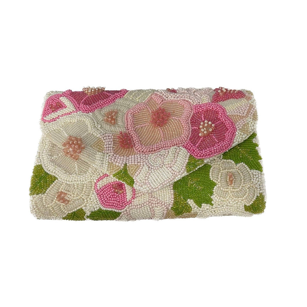 Tiana Designs - Senv Raised Flowers White/ Pinks by Tiana Designs