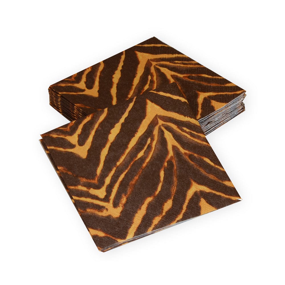 Wild Kingdom Cocktail Napkins - 40 Per Box by Caspari