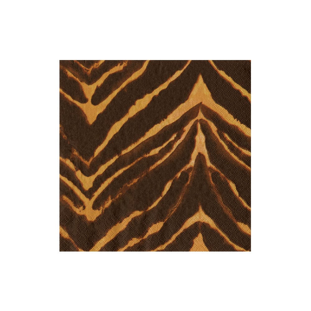 Wild Kingdom Cocktail Napkins - 40 Per Box by Caspari