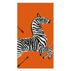 Zebras Orange Guest Towel Napkins - 15 Per Package by Caspari