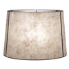 16" Mica Drum Shade with Copper Foil Trim by B&P Lamp Supply