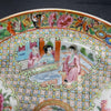 19th C. Chinese Export Canton Famille Rose Medallion 8" Inch Lunch Plates (Set of 3) by Room Tonic