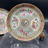 19th C. Chinese Export Canton Famille Rose Medallion 8" Inch Lunch Plates (Set of 3) by Room Tonic